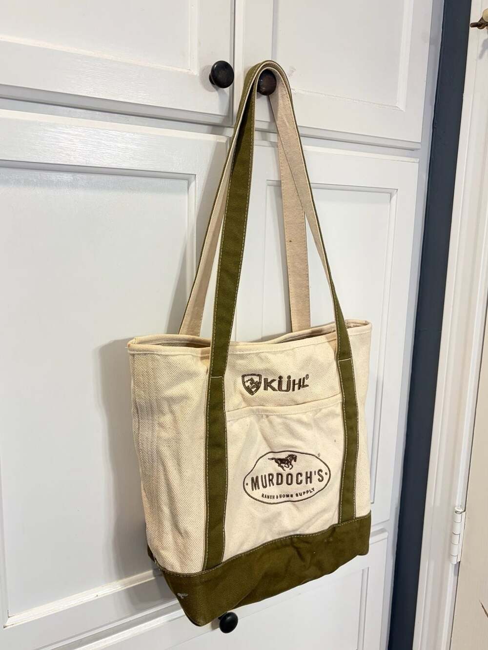 Vintage KUHL Tote Bag Cotton Canvas Murdoch's Ranch & Home Supply - Picture 2 of 8